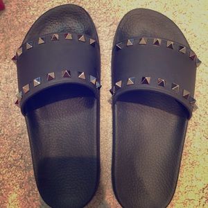 Valentino PVC Rockstud Sandal